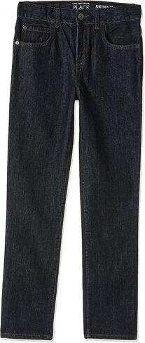 The Children's Place boys Stretch Skinny Jeans, Black Wash/Dove Gray Wash/Taft Wash/Tide Pool, 12 in Saudi Arabia
