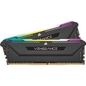 Corsair Vengeance RGB Pro SL 16GB (2x8GB) DDR4 3200 (PC4-25600) C16 Desktop memory – Black (CMH16GX4M2E3200C16)