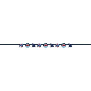 Unique Shark and Surf Board Party Garland, 5 Ft.