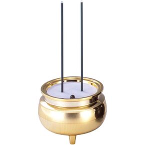Takita Shoten Buddhist Electric Incense Stick Gold LED Light