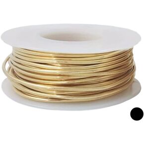 10 Gauge, Jeweler's Brass Wire, Red Brass, Round, Dead Soft, CDA #230 Alloy Jewelry Grade Made in USA - 5FT by CRAFT WIRE in Kuwait