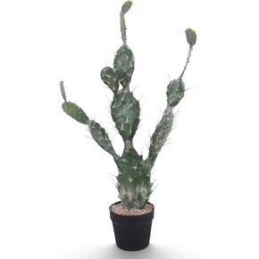 نبات صبار اصطناعي بوعاء 51 بوصة صبار صحراوي صناعي نبات صبار كبير مزيف مع زارع أسود للمنزل والحديقة والمكتب والديكور الداخلي والخارجي in Kuwait