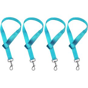 Harrison Howard 4PCS 22" Easily Packed Sturdy Nylon Bucket Straps for Hay Nets and Water Feeder Buckets-Red in Saudi Arabia
