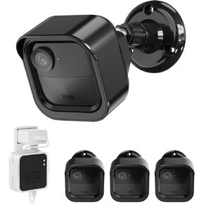 All-New Blink Outdoor 4 (4th Gen) Camera Mount, Weatherproof Protective Housing and 360° Adjustable Mount with Sync Module 2 Outlet Mount - 3 Pack (Blink Camera are Not Included)