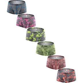 Men's Moisture Wicking Boxer Briefs Soft Pouch Breathable Performance Sport Underwear