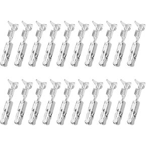 20Pcs Wiring Crimp Repair Terminals Pins 000979025E 1241380-1 Compatible with VW Compatible with Porsche Compatible with Audi 0.50mm²-0.75mm² 20mm in Kuwait