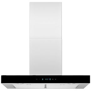 شفاط مطبخ مثبت على الحائط من الفولاذ المقاوم للصدأ مقاس 30 بوصة RHKE3 من Blue Ocean | 760 CFM | أداء احترافي | أضواء LED | لوحة لمس LCD مع ساعة رقمية | قناة قابلة للتحويل بدون قنوات