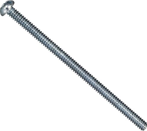 014973236243 Combo Round Machine Screws, 6-32 x 3, Piece-100,Zinc in Saudi Arabia