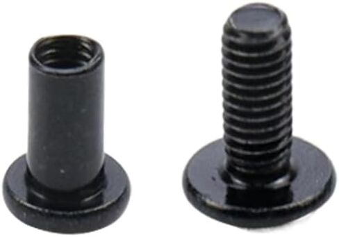 20-Pack M6×8mm Binding Screws Stainless Steel Barrel Nuts and Bolts Screw Rivets with 1Pcs Allen Wrench for Furniture Bed Belt Buckle Leather Binding Bolts in Saudi Arabia