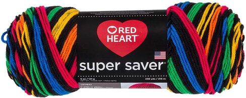 Red Heart Super Saver Primary Stripes in Saudi Arabia