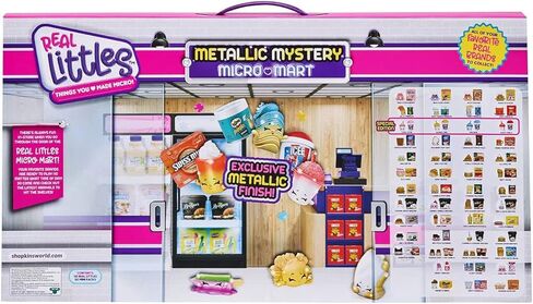 Shopkins Metallic Mystery Micro Mart, 100 Pieces (50 and 50 Mini Packs) Including 4 Special Edition in Kuwait