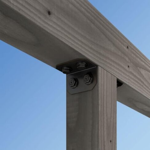 Simpson Strong Tie APVA6 Outdoor Accents® Avant Collection™ ZMAX®, Black Powder-Coated 90° Angle for 6X, 12-Pack in Saudi Arabia