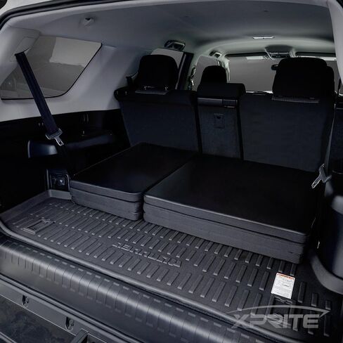 Xprite Tail Cargo Mattress Portable Premium Bed Padding Foldable Camping Sleeping Pad Compatible with 2014 2015 2016 2017 2018 2019 Toyota 4Runner, 2009 and up Subaru Forester & Outback - Black in Saudi Arabia