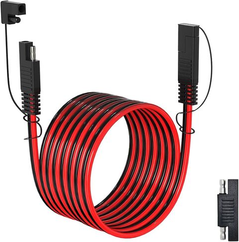 10AWG 3FT SAE Extension Cable 3 6 10 20 35 50FT SAE to SAE Quick Disconnect Wire Harness SAE Connector SAE Plug for Automotive RV Battery Solar Panel (3FT) in Saudi Arabia