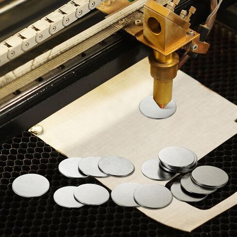 300 Pcs Stainless Steel Disc, Blank Metal Strike Round Plates for Crafts Blank Coins for Crafts Metal Stamping and DIY Jewelry Making,19 Gauge Thickness(3/8 Inch) in Saudi Arabia