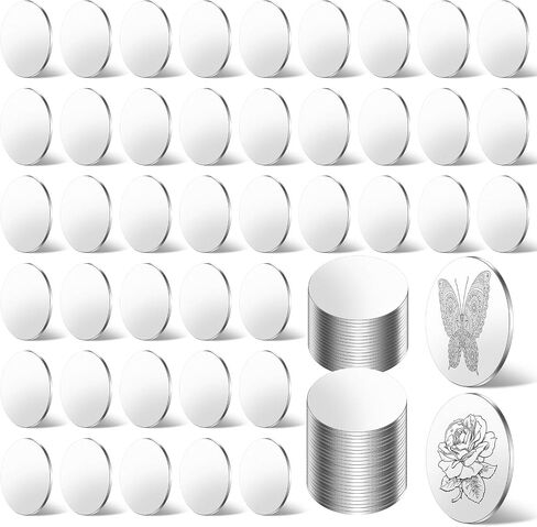 300 Pcs Stainless Steel Disc, Blank Metal Strike Round Plates for Crafts Blank Coins for Crafts Metal Stamping and DIY Jewelry Making,19 Gauge Thickness(3/8 Inch) in Saudi Arabia