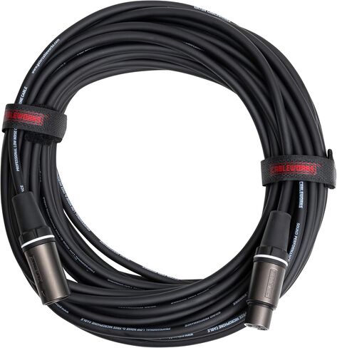 Cableworks بواسطة Gator Cases Composer Series Deluxe 6 Foot XLR كابل ميكروفون؛ (GCWC-XLR-06) in Saudi Arabia