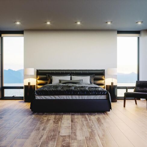 مصابيح LED كهربائية مقاس 6 بوصات من Feit Electric قابلة للتعديل مع صندوق J مدمج، ما يعادل 65 وات، قابلة للتعتيم، 5CCT أبيض قابل للاختيار، 90 CRI، 850 لومن، 4 عبوات، LEDR6XT/ADJ/6WYCA/4 in Kuwait