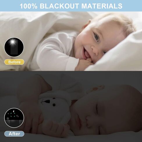 ستائر تعتيم محمولة مقاس 118 بوصة × 57 بوصة، ستائر تعتيم للسفر، 20 كوب شفط و20 عروة خطاف وحلقة سهلة اللصق، تناسب أي حجم وشكل، ظلال تعتيم مؤقتة بنسبة 100% للنوافذ in Kuwait