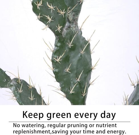 نبات صبار اصطناعي بوعاء 51 بوصة صبار صحراوي صناعي نبات صبار كبير مزيف مع زارع أسود للمنزل والحديقة والمكتب والديكور الداخلي والخارجي in Kuwait