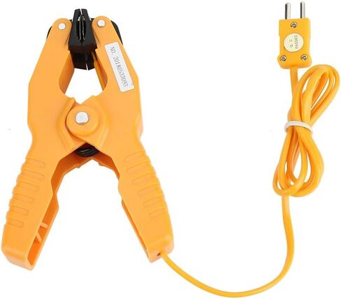 Heayzoki K Type Thermocouple Clamp, Pipe Clamp K-Type Thermocouple Adapter, Pipe Clamp Temperature Flat for K-Type Probe Thermocouple Sensor in Saudi Arabia