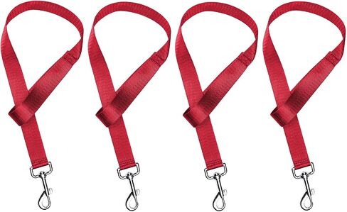 Harrison Howard 4PCS 22" Easily Packed Sturdy Nylon Bucket Straps for Hay Nets and Water Feeder Buckets-Azure Blue in Kuwait