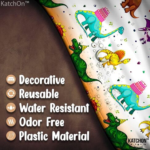 KatchOn, XtraLarge Dinosaur Table Cover for Birthday - 108x54 Inch, Pack of 2 | Dinosaur Table Cloths for Birthday Party | Dino Tablecloth | Dinosaur Party Tablecloth for Dinosaur Party Decorations in Saudi Arabia