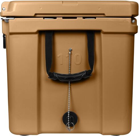 صندوق ثلج Driftsun بسعة 110 لتر، عالي التحمل، مبرد معزول تجاريًا عالي الأداء، أبيض in Kuwait