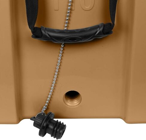 صندوق ثلج Driftsun بسعة 110 لتر، عالي التحمل، مبرد معزول تجاريًا عالي الأداء، أبيض in Kuwait