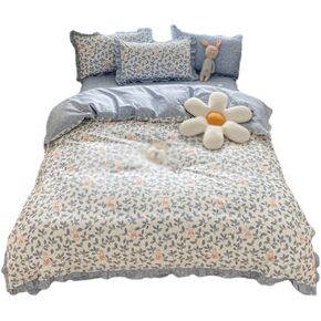 Lace Four Piece Set of Cotton Princess All Cotton Bedding in Kuwait