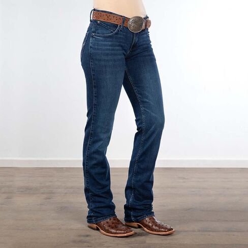 Wrangler urj q-baby Maggie 112352984 Bootcut Jeans Blue in Kuwait