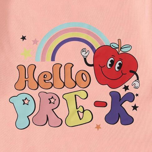 Sofeon Hello pre-k قمصان فتيات صغيرات يعودون إلى المدرسة in Saudi Arabia