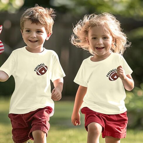 لعبة Doy Toddler Day Shirt Football Sunday Tshirt for Girls Boys Rugby Athletic Athlet Doffor in Kuwait