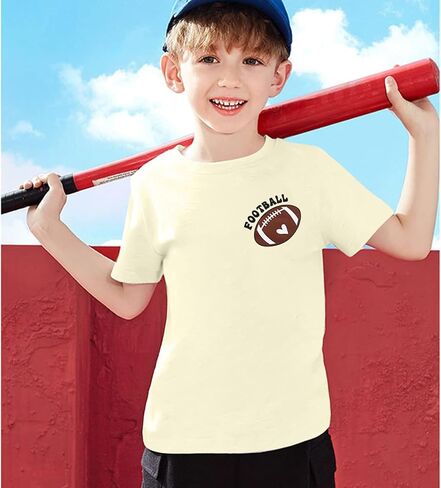 لعبة Doy Toddler Day Shirt Football Sunday Tshirt for Girls Boys Rugby Athletic Athlet Doffor in Kuwait