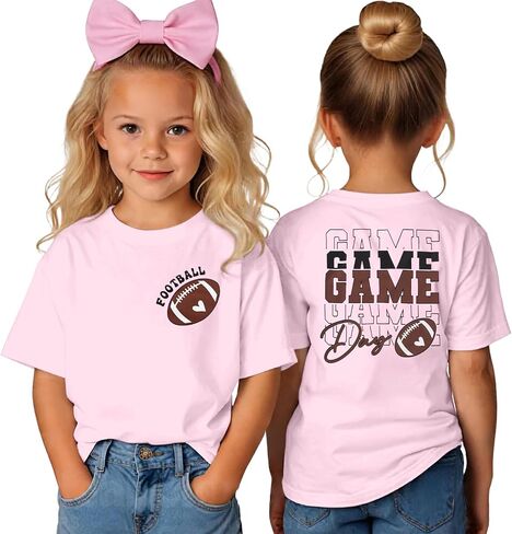 لعبة Doy Toddler Day Shirt Football Sunday Tshirt for Girls Boys Rugby Athletic Athlet Doffor in Kuwait