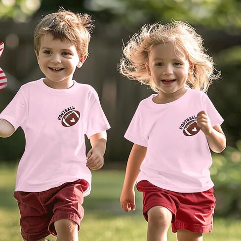 لعبة Doy Toddler Day Shirt Football Sunday Tshirt for Girls Boys Rugby Athletic Athlet Doffor in Kuwait