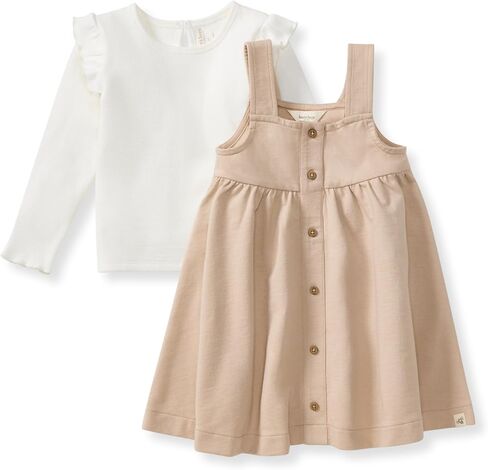 Burt's Bees Baby baby-girls Dress Set, Infant & Toddler, Short & Long-sleeve, 100% Organic Cotton in Saudi Arabia