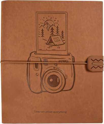 Keepsake Wedding Organizer, Pu Leather Photo & Card Binder, Holds 200 Photos, Convenient Elastic Closure for Storage in Saudi Arabia