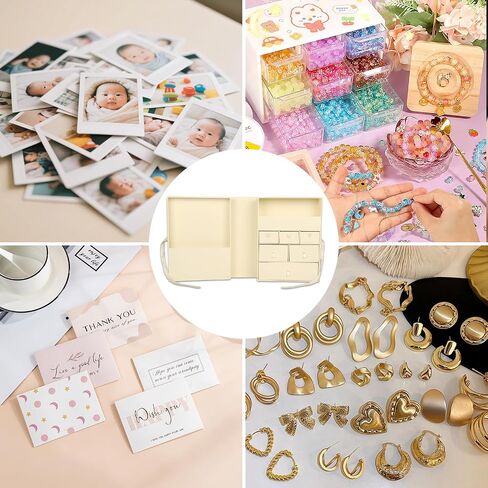 Memory Box for Kids,Baby Keepsake Box, Large Memory Box with Lids 8 Additional Items Neutral Minimalist Newborn Keepsake Box for Baby Girl & Boy,Gift for Baby Shower, Expecting Moms（Light Yellow） in Saudi Arabia
