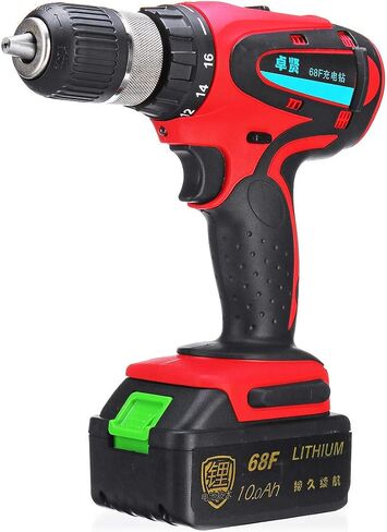 68V 10Ah Cordless Rechargeable Electric Drill 2 Speed Heavy Duty Torque Power Drills in Saudi Arabia