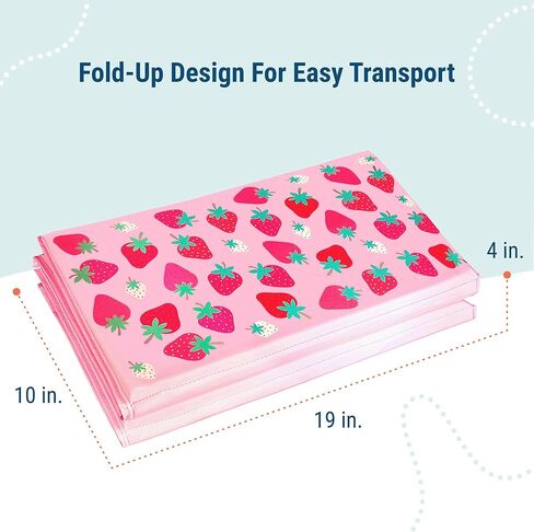Wildkin Kids Vinyl Nap Mat – Foldable, Durable Rest Mat for Daycare & Preschool in Saudi Arabia
