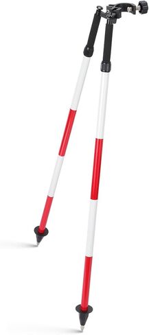 Bipod Surveying, Aluminum Bipod Monopod for Leveling Staff and Prism Poles of Surveying,Total Station GPS GNSS （Black in Saudi Arabia