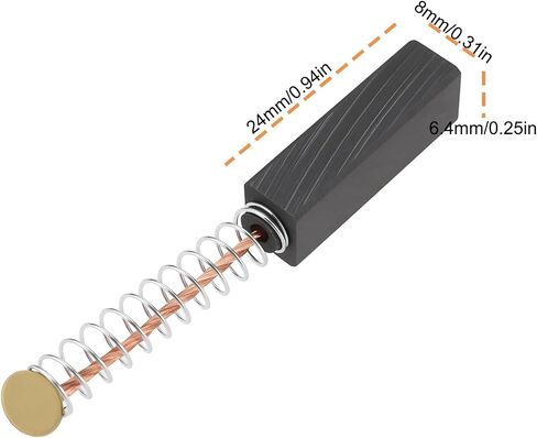 إنشاء فكرة 2PAIS Motor Brush Carbon 24x8x6.4mm متوافق مع Hilti TE 17 in Saudi Arabia