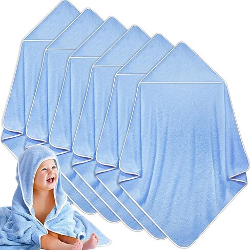 Chumia 6 Pack Baby Bath Tafel Coral Fleece Soft Soft Usporbounborn Wedborn Withed Fael for Kid 30 × 30 بوصة بطانية حمام طفل للأطفال (Multicolor) (Multicolor) in Kuwait