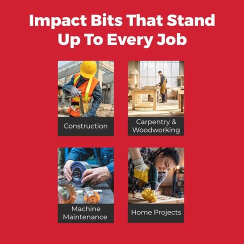 Megapro Megaforce Impact Bits | تعديل خصيص S2 الصلب | الالتقاط المغناطيسي | الانتهاء من أكسيد الأسود (Torx متنوعة) in Kuwait