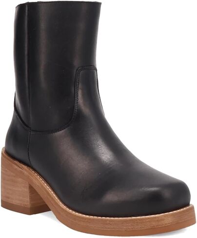 Dingo Women's Roxy Round Toe Block Zippered Western Boot in Saudi Arabia