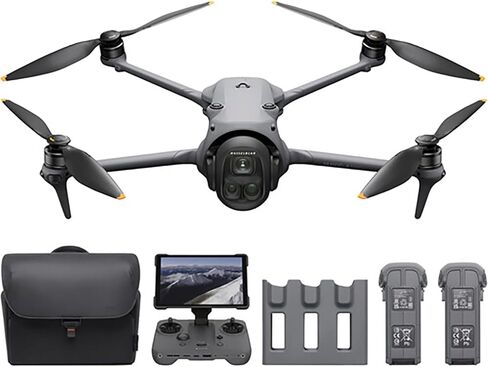 DJI Mavic 4 Pro Drone 512GB Creator Combo (DJI RC Pro 2) مع كاميرا Hasselblad 100 ميجابكسل ، نظام الكاميرا الثلاثية ، فيديو 6K/60FPS HDR ، وقت رحلة 51 دقيقة ، O4+ 30km نقل الفيديو in Kuwait