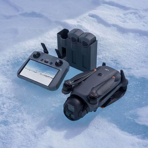 DJI Mavic 4 Pro Drone Fly More Combo 6K60 HDR ، 100MP ، 51 MIN MAX TIME ، Range 18.6 Mile ، ActiveTrack 360 Thinking/Oper Tracking ، حزمة تجنب متعددة الاتجاهات مع ذاكرة 128 جيجابايت ، ضمان CPS لمدة عامين ، Backdle It Cloth Cloth + More More in Kuwait