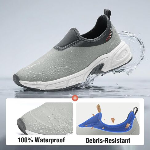 HISEA Womens Ankle Rain Shoes Neoprene Waterproof Garden Shoes for Women Fashion Walking Shoe in Saudi Arabia