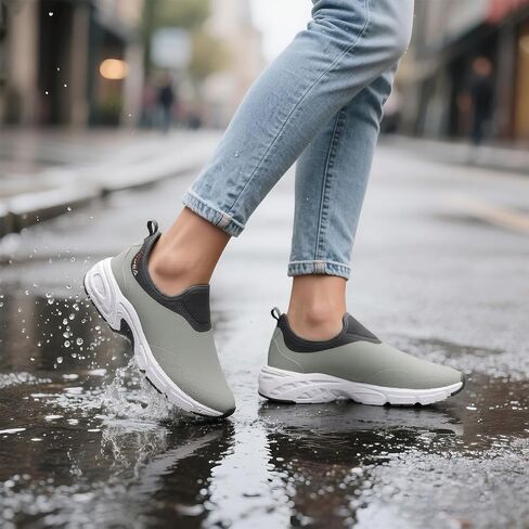 HISEA Womens Ankle Rain Shoes Neoprene Waterproof Garden Shoes for Women Fashion Walking Shoe in Saudi Arabia